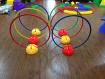 Kindergarten sensory teaching aids childrens physical training ring drill Circle Sports outdoor parent-child toys jump circle base