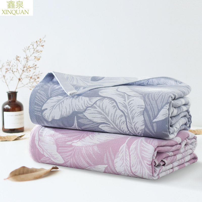 Summer cotton gauze towel quilt nap blanket sheets Air conditioning cool quilt Cotton yarn towel blanket Office blanket