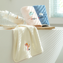 Cartoon Embroidered Adult Towel Wash Face Home Cute Children Towel Universal Pure Cotton Water Suction Not Easy To Fall
