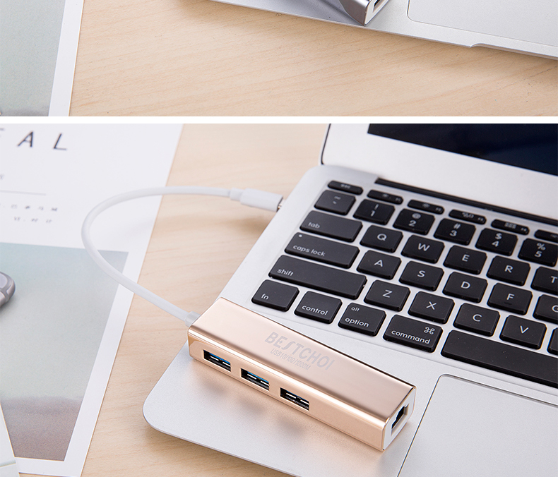 Macbook cáp chuyển đổi usb apple máy tính xách tay không khí pro máy tính loại-c giao diện chuyển giao mac mạng splitter adapter cáp gigabit cổng mạng rj45 card mạng bên ngoài phụ kiện