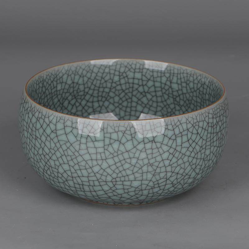 龙泉青瓷的魅力：仿哥窑灰釉开片器物的艺术之旅-仿古瓷器-淘宝好物网