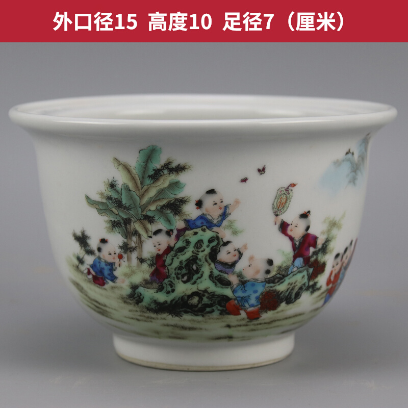 Retro winery to cheeky round dwarfs flower pots species of calamus multicolor orchid ancient porcelain all the way