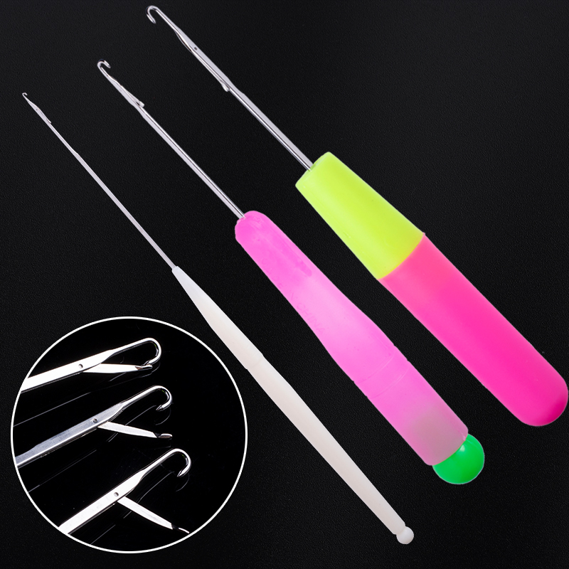 Crochet knitting tool with tongue, stainless textured sweater stitch hand diy small textured wool thread tongue crochet