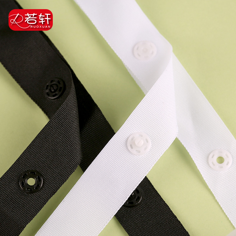 Baby dark snap buckle Climbing suit snap buckle White black snap buckle Dance suit mother-to-child buckle Baby snap button buckle