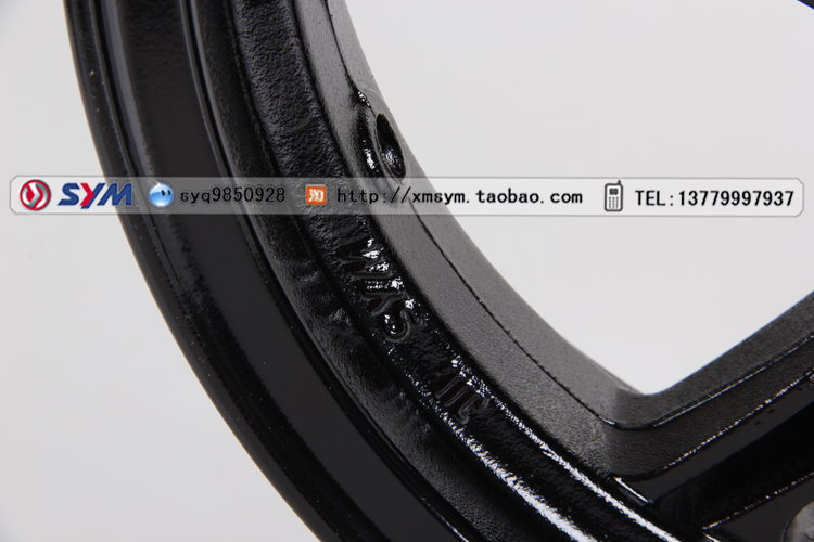 SYM Xia Xing Sanyang Đầu máy Bullet Jet4 XS125T-19 Mặt trước Vòng thép phía trước Hub - Vành xe máy vành xe exciter 135