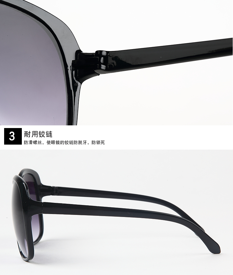 Kính râm nữ Tide 2018 Kính râm nữ mặt tròn Kính retro Khung lớn Thời trang cá tính Sun Visor Classic Hàn Quốc kính râm cận