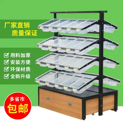 Supermarket snack rack, convenience store commissary, casual food display rack, supermarket candy cabinet, steel and wooden rack