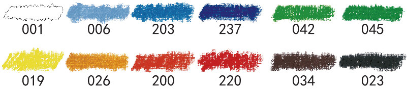 Масляная пастель 法国sennelier申内利尔油画棒24色珠光72人物风景静物油性粉彩笔