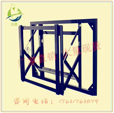324346556586100110 inch splicing screen TV front maintenance hydraulic support telescopic All Shiwo