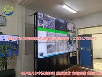Professional custom monitoring TV wall cabinet splicing screen monitor Wall landing free CAD drawing short construction period