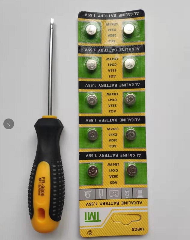 KFC Pikachu Mcdonald's little Yellow Man toy special button Electronic inner triangle screwdriver screwdriver universal