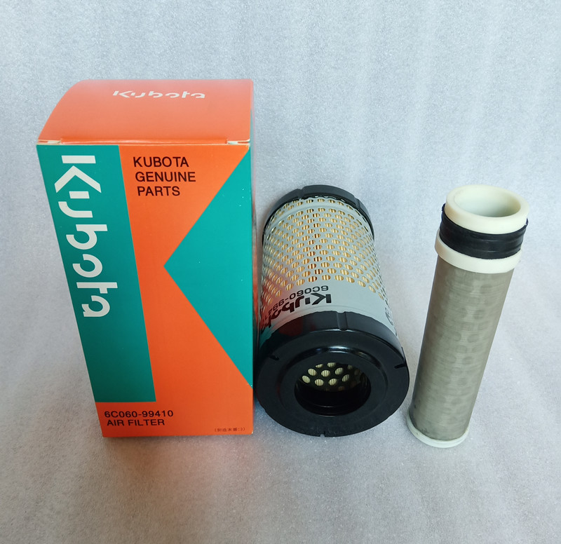 Kubota U15-3S Air filter Kubota 20 25 Excavator air filter 6C060-99410
