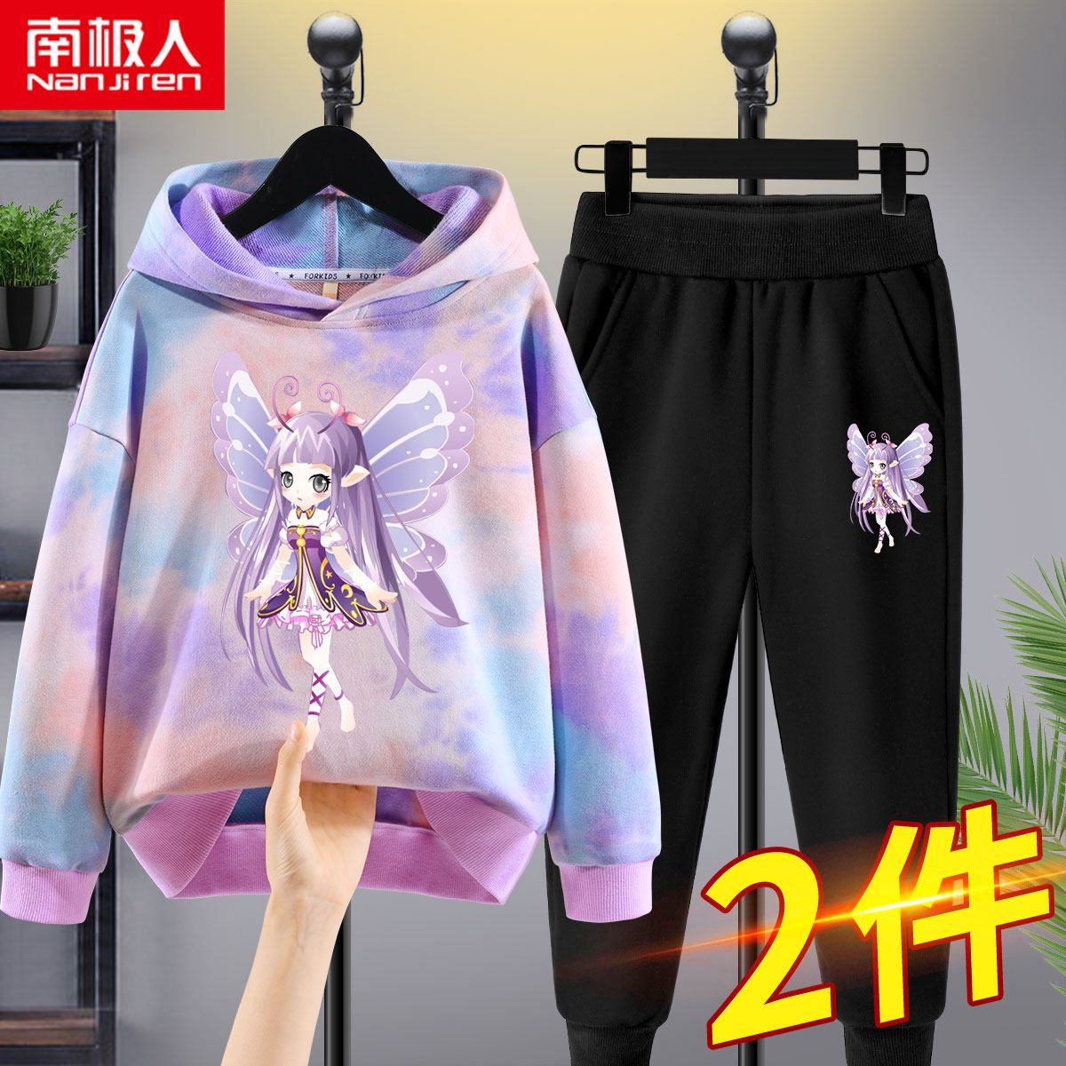 Girl's thick T-shirt 2022 new Korean version CUHK Spring Tide Child Clothing Little Girl Spring Autumn Clothes Children Spring Clothes