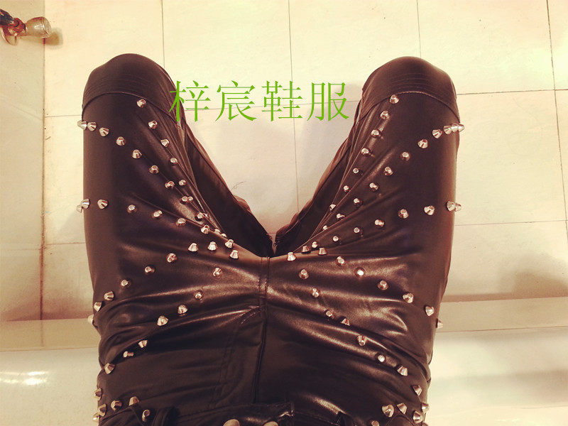 Pantalon cuir homme serré - Ref 1485382 Image 55