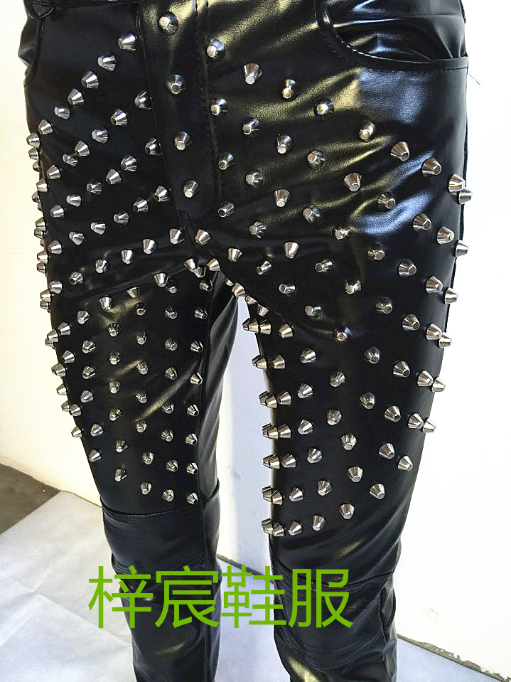 Pantalon cuir homme - Ref 1484929 Image 4