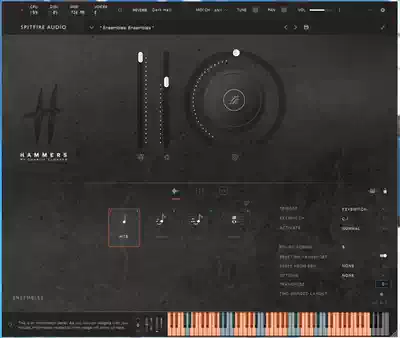 Spitfire Audio Hammers Spitfire Movie Soundtrack Drum and Percussion Music Library PC MAC Edition