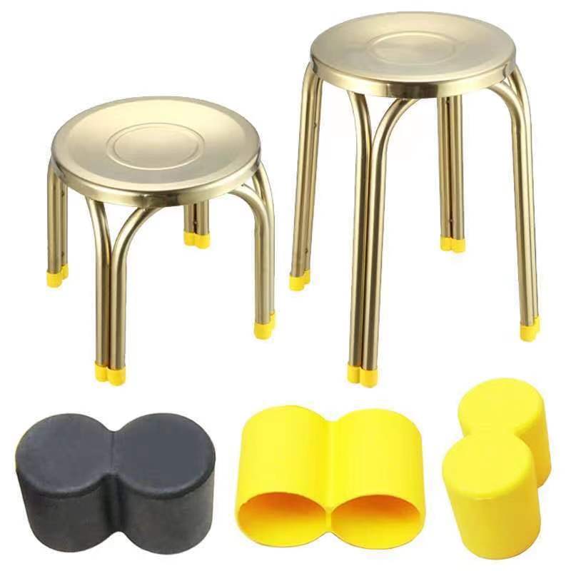 Double-Tube Integrated Table Corner Leg Covers, Stool and Chair Leg Covers, Plastic Foot Pads, Furniture Silent Wear-Resistant Non-Slip Protective Foot Covers Double-Tube Integrated Table Corner Leg Covers, Stool and Chair Leg Covers, Plastic Foot Pads, Furniture Silent Wear-Resistant Non-Slip Protective Foot Covers