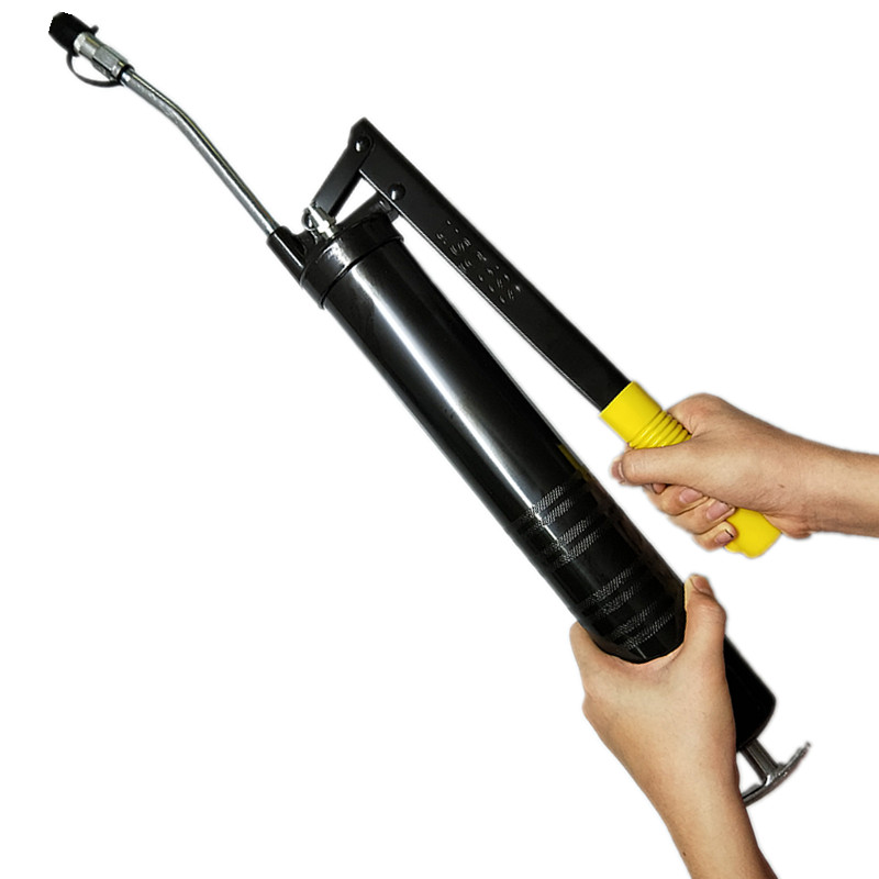 Germany Usg imported grease gun single rod 600cc manual high pressure excavator lubrication equipment refueling gun high quality steel
