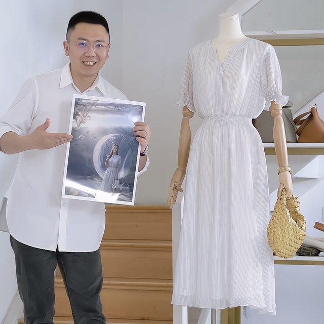 Jewika retro striped print dress 2025 summer new elegant princess dress