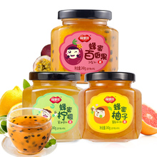 福事多百香果蜂蜜柚子果茶酱2罐