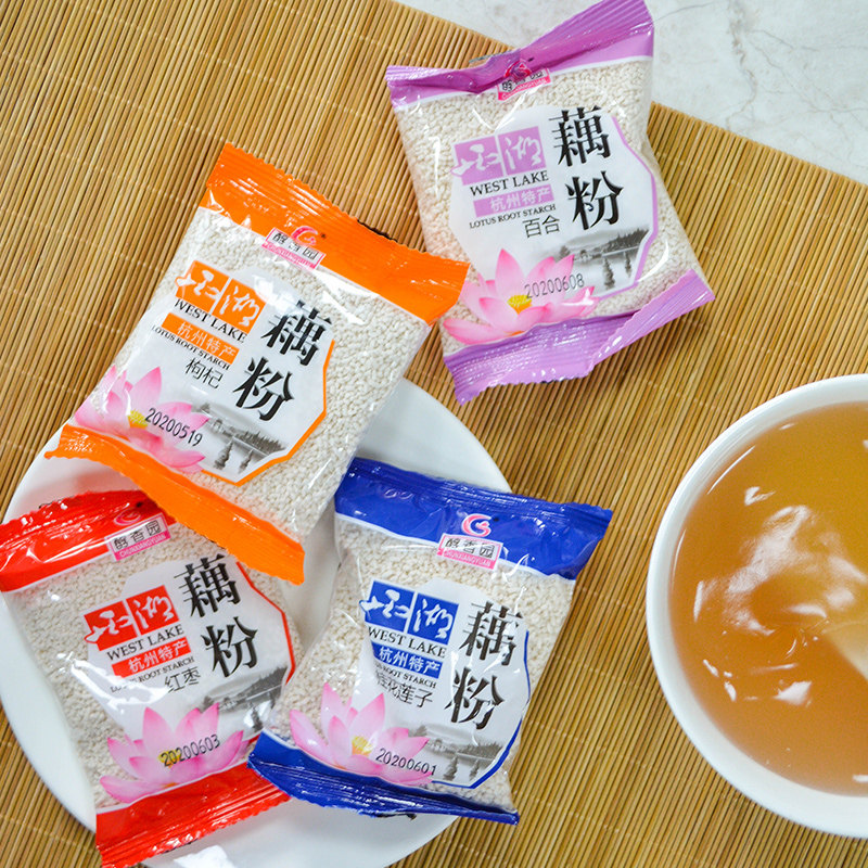 chun xiang yuan lotus root starch authentic Hangzhou specialty lotus root starch chun ou fen bulk low-fat breakfast food 1000g