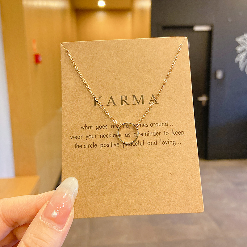 A Ring Pendant - GoldTwelve constellations constellation Pendants 2021 new pattern Simplicity Necklace female Minority Sense of design Light luxury lovers necklace