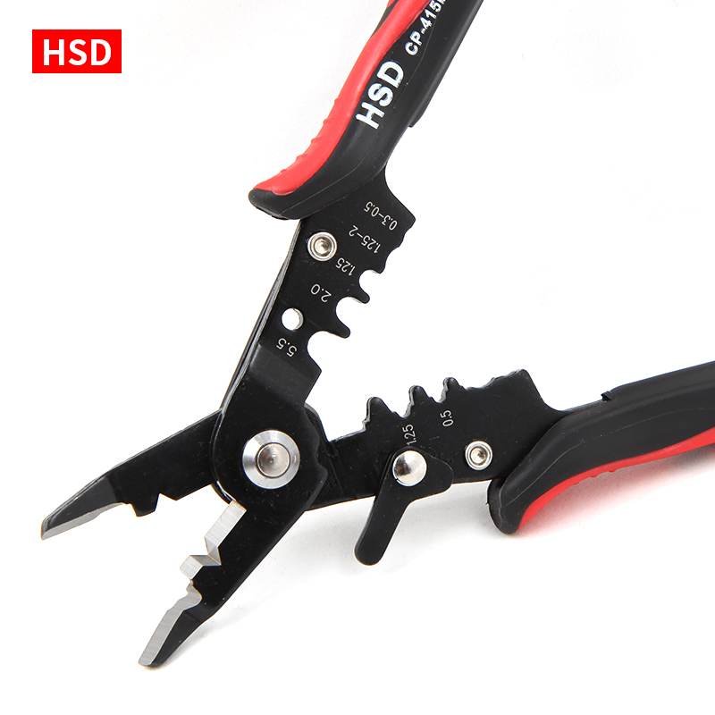 Taiwan Kuaigong good speed up to CP-415B strong stripping wire breaking pliers multi-functional stripping and pressing two-in-one pliers