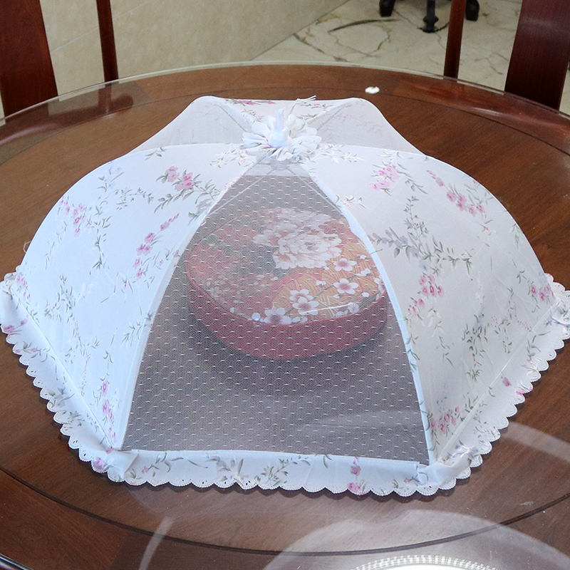 Hood for dinner table Upper Cover Dish summer table cover Anti-fly cover Dust Bowl Cover Breathable large dining Dining Hood Round
