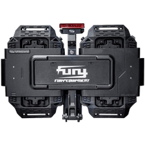 Suitable for FURY Wrangler jl modified Ford Fierce Horse auxiliary fuel tank tailgate integrated equipment multi-functional expansion license plate