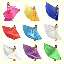 Adult belly dance wings dance suit 360 gold wings childrens June 1 performance props belly dance Cape custom