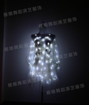 LED luminous skirt shiny long-sleeved skirt special rental custom dress short skirt fluorescent performance props skirt