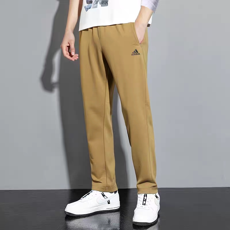 Adidas/Adidas Genuine Men's Spring and Summer Small Straight-Leg Thin Cotton Knit Pants Ji6256 Adidas/Adidas Genuine Men's Spring and Summer Small Straight-Leg Thin Cotton Knit Pants Ji6256