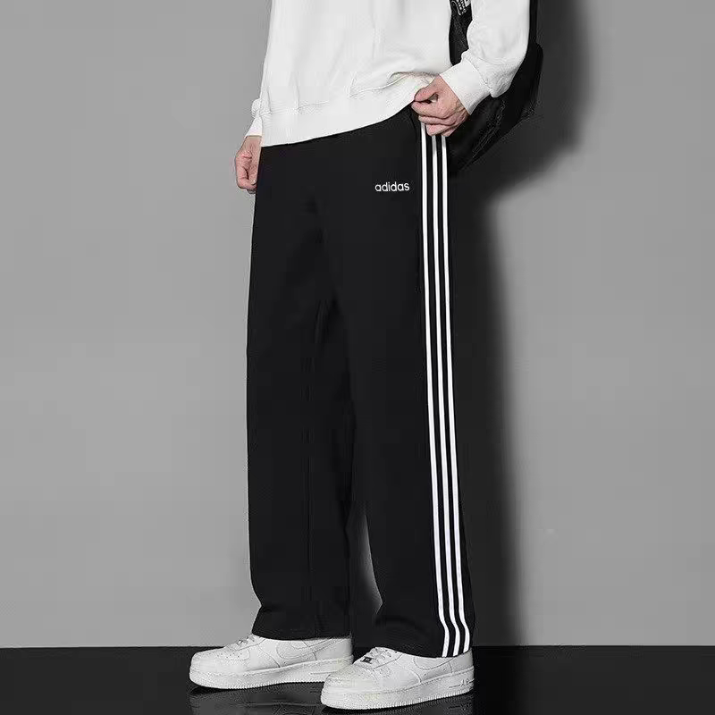Adidas Men's Quick-Drying Polyester Fiber Casual Straight-Leg Sports Pants Ei9761