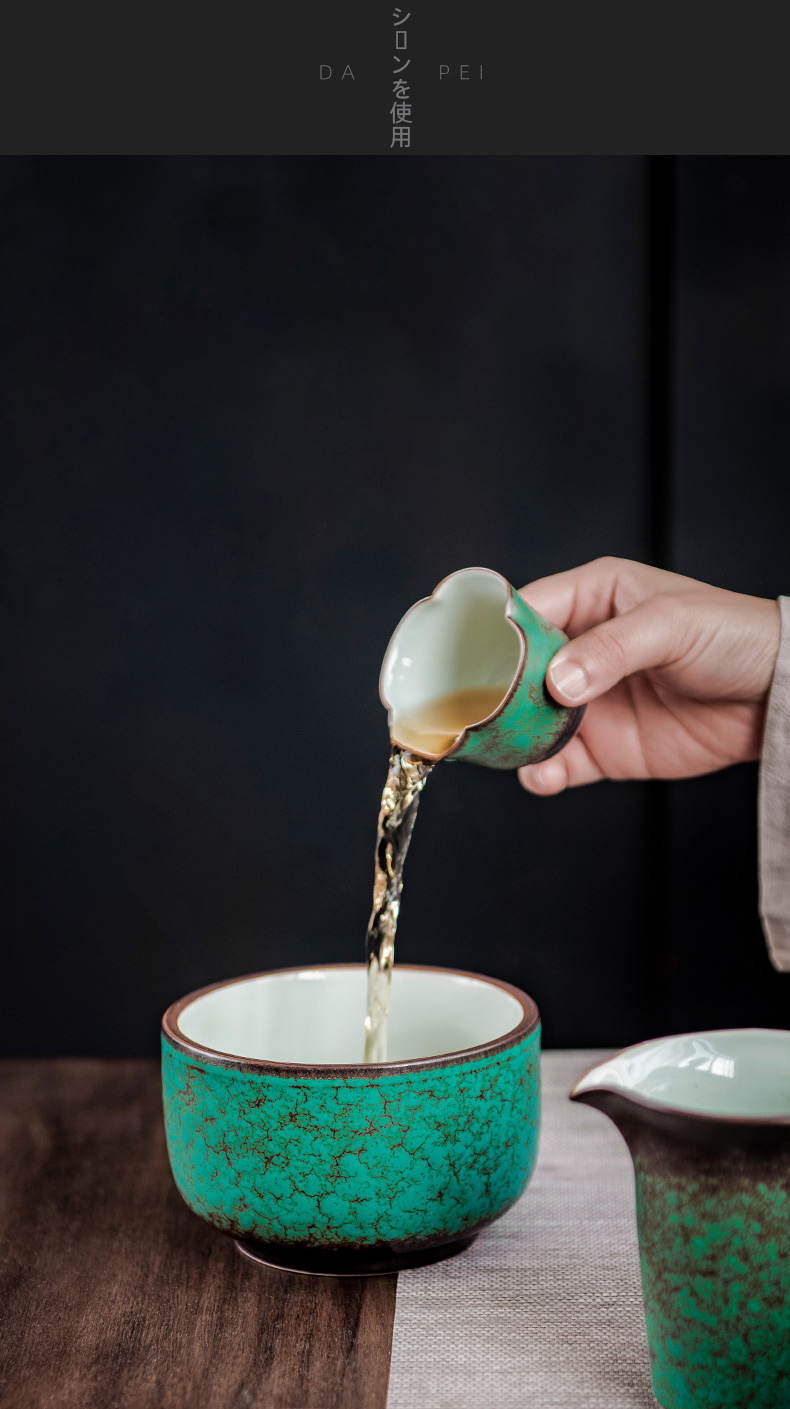 British tea taking built large tea water wash to wash in hot ceramic cylinder household move cup kung fu tea accessories