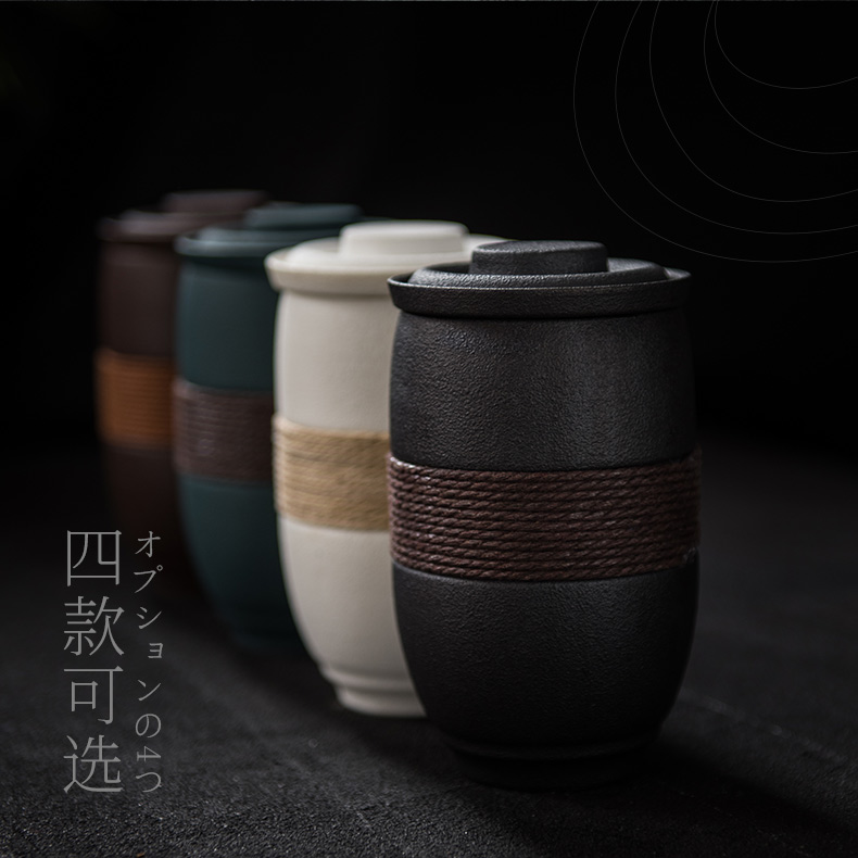 Contracted the portable office cup ceramic filter with cover cup travel make tea cup home tea cup tea cups