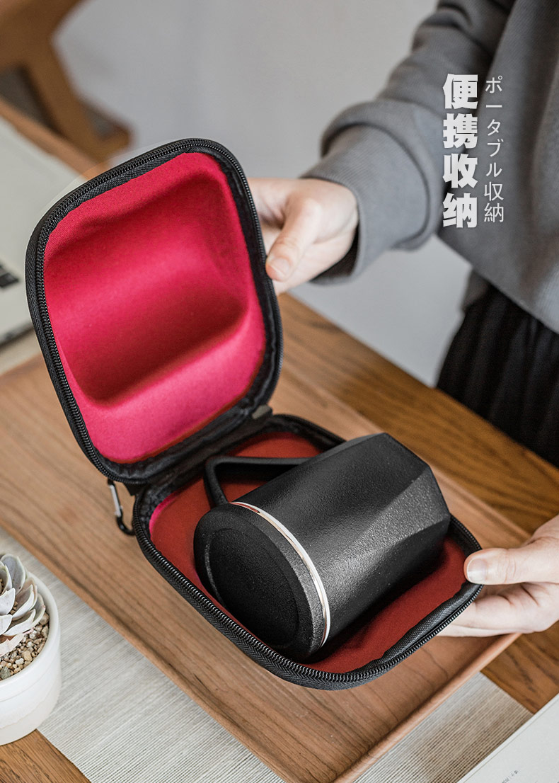 Large ceramic tea keller with cover filter cup tea cup creative portable office package tea cups