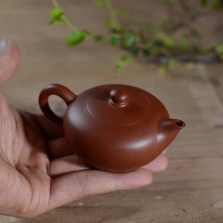 中国 東宝謹製 紫砂 朱泥 急須 茶壷 C R6433 - 陶芸ブランド