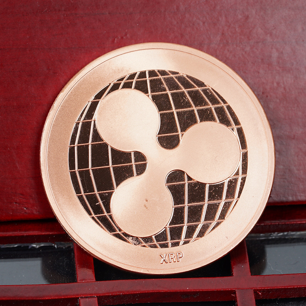 Bộ sưu tập tiền tệ chuỗi khối Ripple đồng kỷ niệm XRP khai thác tiền xu Bộ sưu tập tiền xu quốc gia Ruibo tiền xưa