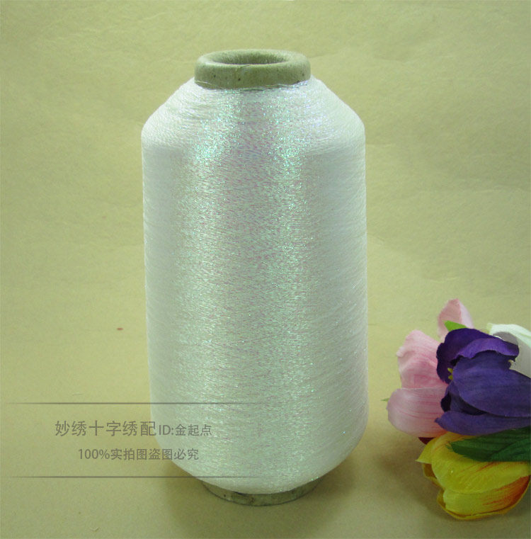 Great white color White colorful thread Cross stitch and other handmade threads
