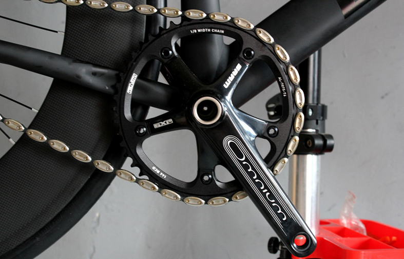 Speedlink sram dead fly one hollow large chainring super moist black high-end large chainring silver black two 144
