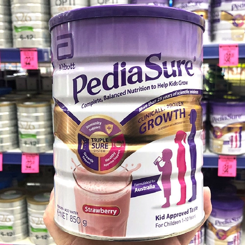 Сухое молоко для младенца, клубника, 1-10 лет, питание, 850G