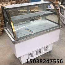 Commercial double temperature refrigerator meat deli cabinet duck neck fresh cabinet ordering display cold dish barbecue frozen duck neck cabinet