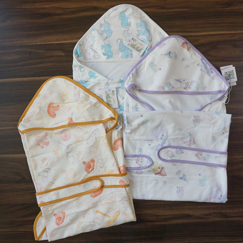 The brick shop summer triangle hat bag is baby newborn sword towel double cotton four season new production room 85X85
