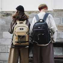2019 New Japanese and Korean series large capacity backpack leisure computer backpack men and women canvas schoolbag female college students