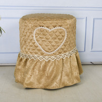 Fabric small round stool cover dustproof protective cover square round leather pier cover shoe changing stool sofa stool cushion