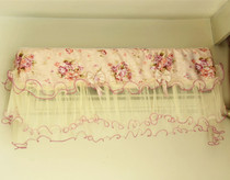Pastoral lace fabric hanging air conditioning cover hanging air conditioning cover dust curtain cabinet cover boot not customized