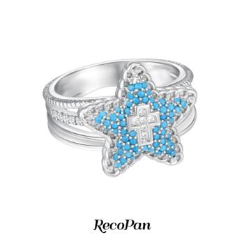 Recopan star eden blue ring