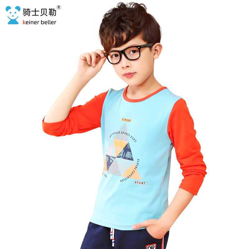 dài tay áo thun T-shirt cotton mùa xuân và mùa thu cho trẻ em áo sơ mi dưới của trẻ em trong chiếc áo khoác mùa thu những đứa trẻ lớn 2020 mới.