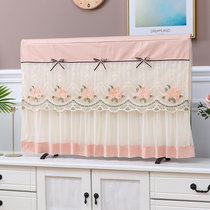LCD TV set hanging desktop curved TV cover dust cover lace fabric cover 55 inch 65 inch Konka