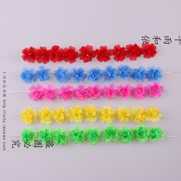 Strings Flowers head Flower Tsing Yi Miss Playboy headgear Flowers Opera Head Flower Supplies Flowers Denier Flowers